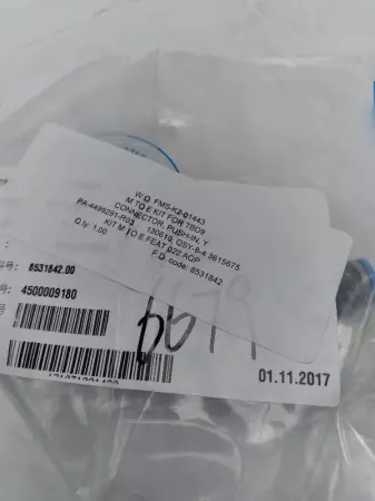 NEW Festo QSY-8-4 Push-In Y-Fitting Connector 