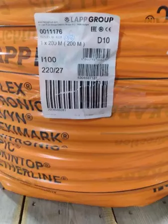 LappKabel 0011176 Olflex® 191 5G25 Cable, 5-Wire, 4AWG, 600V, 200M Length 