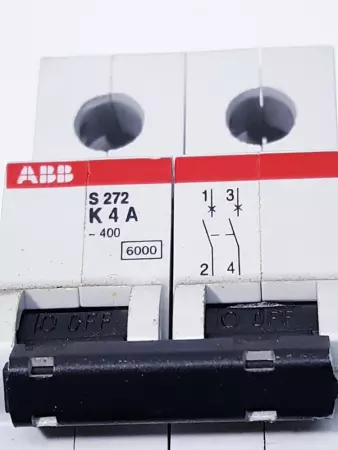 ABB VDE 0660 S272 K4A Circuit Breaker 4Amp 