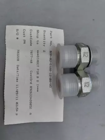 NEW Unbranded BPP-MJ-6400-12-08-WO Coupling Lot of 2