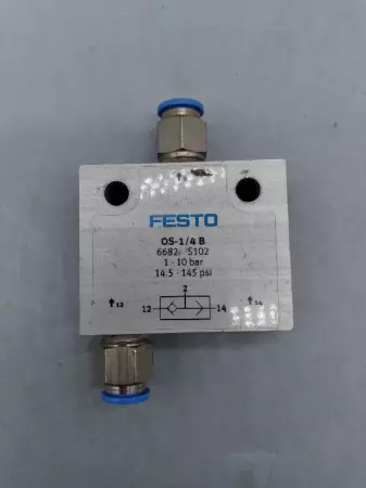  Festo OS-1/4 B Pneumatic Valve 