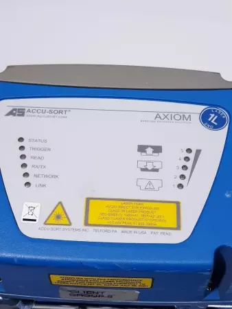 Accu-Sort System 400-2L Axiom Bar-Code Scanner with PS-4024 DC Power Supply 