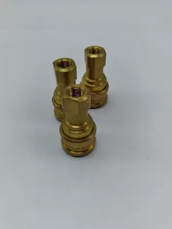  Hansen SERIES 1-HK Hydraulic Quick Connect Hose Coupling, Brass Body, Ball Lock