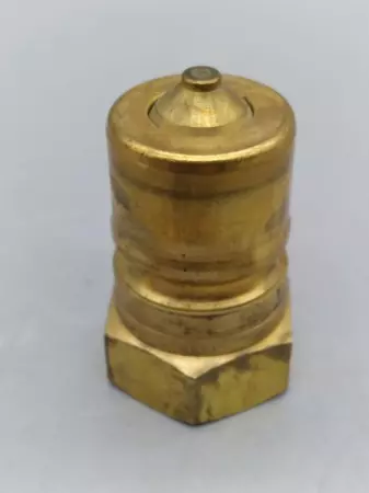  Parker BH6-61 Hydraulic Quick Connect Hose Coupling, Brass Body, Ball Lock 
