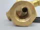 NEW Deltrol F25B Pneu-Trol Brass Needle Flow Control Valve 