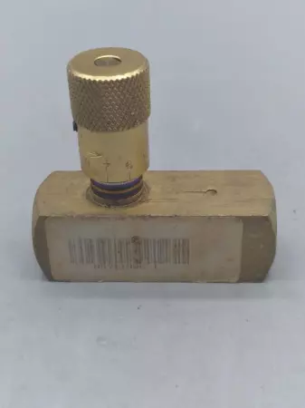 Deltrol EF 25 B Easy Read Brass Flow Control Valve, 3/8