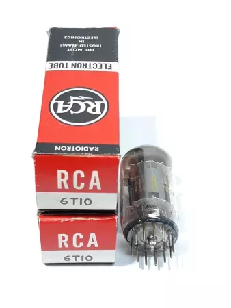 RCA RCA 6T10 Vintage Electron Vacuum Tube Lot of 2