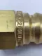  Eaton Hansen B4KP26 Hydraulic Quick Connect Hose Coupling, Brass Body, Ball Loc