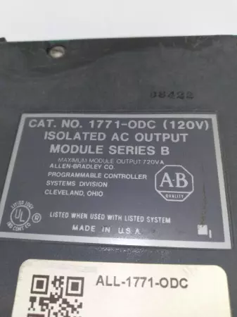  Allen-Bradley 1771-ODC Isolated AC Output 