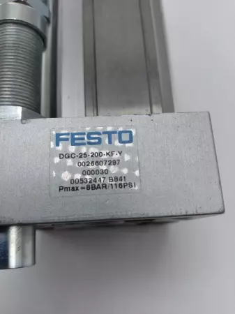 Festo DGC-25-200-KF-Y Pneumatic Linear Drive, 25mm Piston 200mm Stroke 