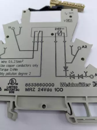  Weidmüller 8533660000 Relay Socket 