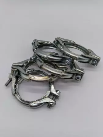  Unbranded 4" OD Pull Ring Clamp Lot of 5