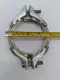  Unbranded 4" OD Pull Ring Clamp Lot of 5