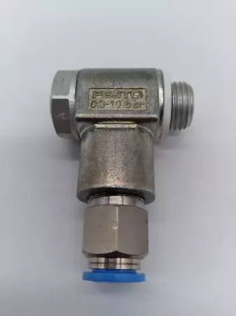  Festo GRLA-1/8-PK-6-B One Way Flow Control Valve 0.3-10 Bar 