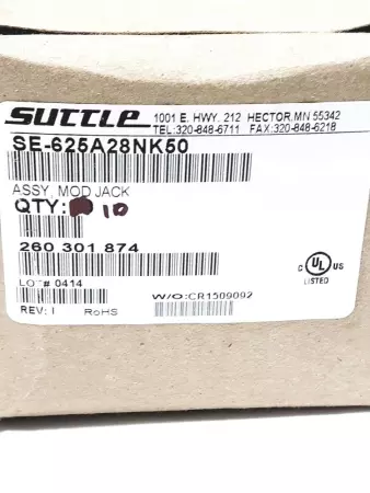 Suttle SE-625A28NK50 Phone Jack Mount Pre-Wired Lot of 10