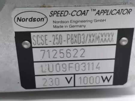 Nordson 7125622 Speed-Coat™ HM Applicator Head, 3-Valves 