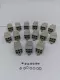  Harting HAN Q5/0-F Quick Lock Connector 230-400V 16Amp 8-Pin Lot of 15