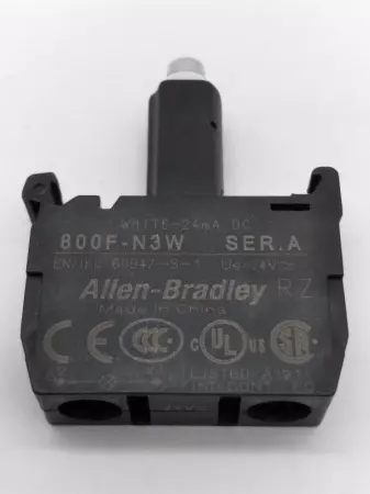  Allen-Bradley 800F-N3W Lamp Module White for Lighting Pushbutton 24V AC/DC 