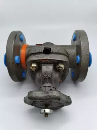 Dow Lined 150-I 125-I Diaphragm Valve, Iron Body 