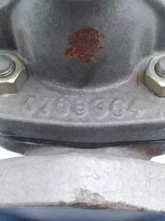 Dow Lined 150-I 125-I Diaphragm Valve, Iron Body 