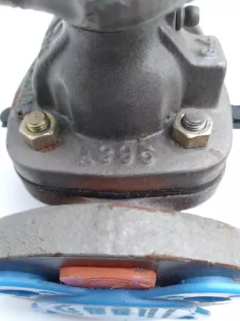 Dow Lined 150-I 125-I Diaphragm Valve, Iron Body 