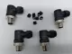 NEW Lumberg M12 Connector Plug 5-Pin Angled Lot of 4
