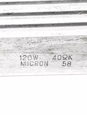 Micron 58 Brake Resistor 120W 40ΩK 