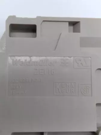  Weidmüller ZEI-16 Terminal Block 500V 16mm² Lot of 4