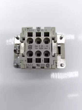  Harting HAN 6 ES-M Terminal Connector Block 