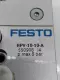 Festo HPV-10-10-A Linear Actuator Feed Separator 