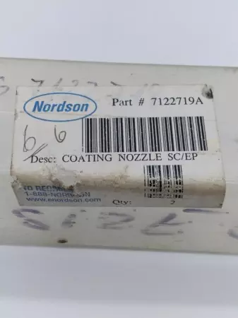 Nordson 7122719A Hot Melt Coating Nozzle  G11E01 