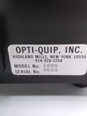  OPTI QUIP 1600 POWER SUPPLY TESTED 