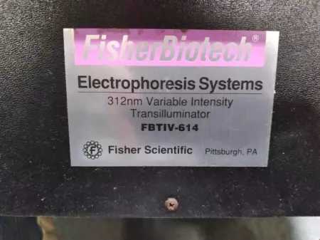 Fisher Biotech FBTIV614 312nm Variable Intensity Transilluminator 