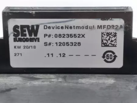 Sew-Eurodrive MFD22A Field Devicenet Distributor Block 