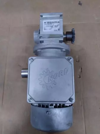 Nord Drivesystems SK63L/4 CUS Gearmotor 0.25HP W/Nord Gear Reducer 60:1 Ratio 