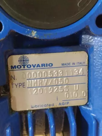 Motovario T80C2 AC Motor, Frame IMB14 with Gearbox Ratio 010:1 