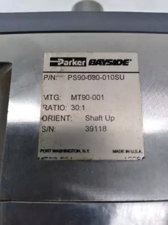 Parker PS90-030-010SU Gear head, 30:1 Ratio 