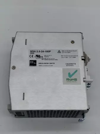  Sola SDN 2.5-24-100P POWER SUPPLY HEVI-DUTY TESTED/CLEANED/EXCELLENT 