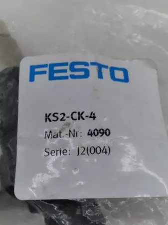 Festo KS2-CK-4 Regulator Valve w/Quick Coupling Fittings 