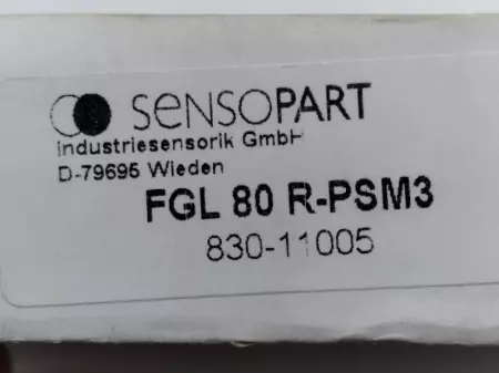 SensoPart FGL80R-PSM3 Forked Light Barriers Sensor 