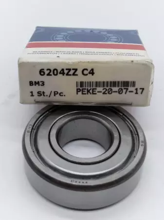 NTN 6204ZZ C4 Deep Groove Roller Bearing PEKE-20-07-17 