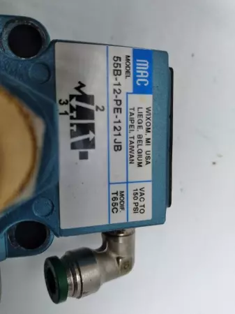  MAC 55B-12-PE-121JB Solenoid Valve 