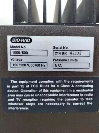  Bio-Rad MODEL 1000/500 Electrophoresis Power Supply TESTED 