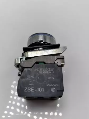  Schneider Electric ZBE-101 Contact Block w/Blue Illuminated Pushbutton 