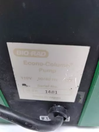  Bio-Rad ECONO-COLUMN PUMP Peristaltic Pump Chromatography 