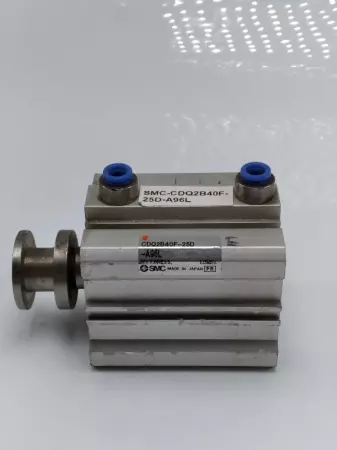  SMC CDQ2B40F-25D-A96L Compact Pneumatic Cylinder w/ Fitting 