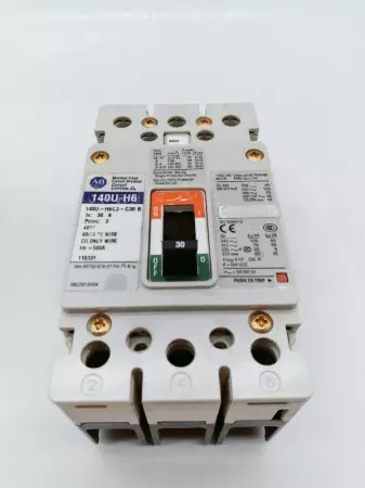   140U-H6C3-C30 B B Circuit Breaker 240V 30Amp 3-Pole 