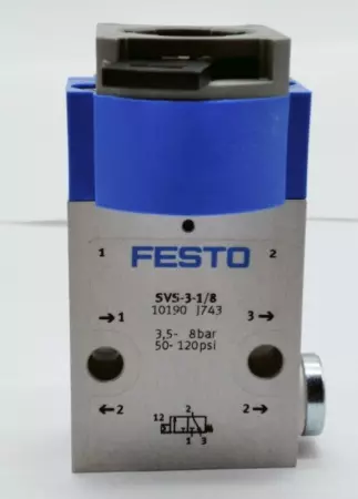 NEW Festo SVS-3-1/8 BASIC VALVE  PN 10190 