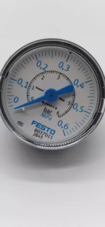 NEW Festo PAGN-40-0.6M-R18-1.6 Pressure Guage MANOMETER 