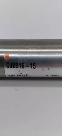  SMC CJ2B16-15 Pneumatic Cylinder w/Holder 